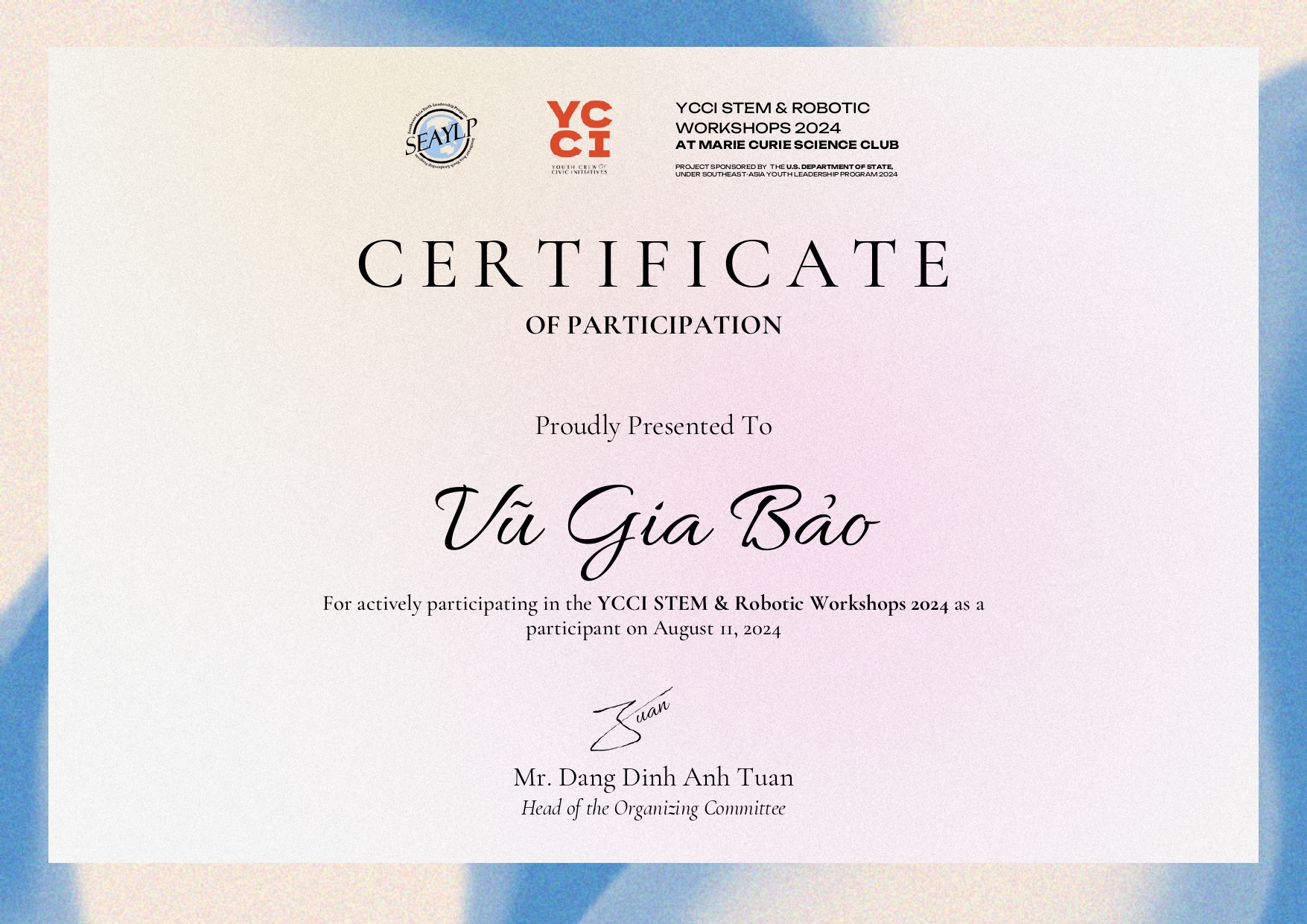 STEM Workshop Participation